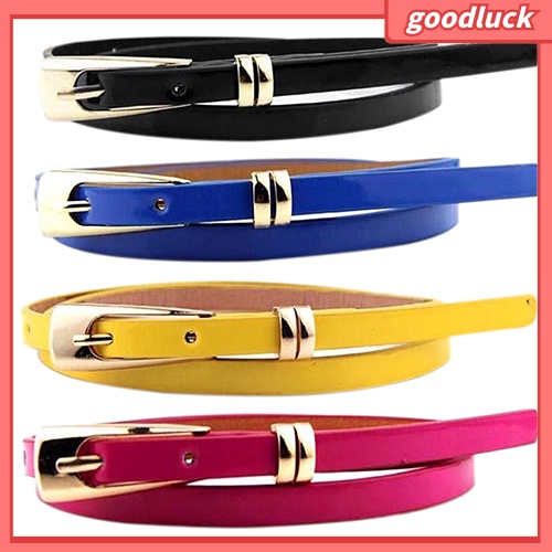 Dây Nịt Nữ, Giả Da, Bản Hẹp