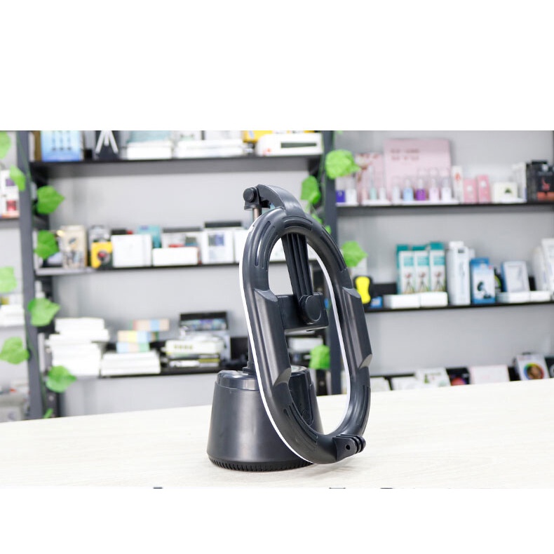 Đèn Livestream Kẹp Điện Thoại, Chụp Ảnh, Quay Video, Livestream Thông Minh A10 - Nhận Diện Khuôn Mặt, Tự Xoay 360 Độ