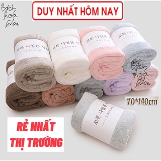 Khăn Tắm Lông Cừu Hàn Quốc loại đẹp nhất size 70x140cm