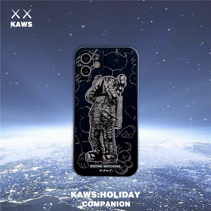 Couples Cartoons KAWS Case For Iphone 11 12 Pro Max Xr Xs Max 7 8 Plus Se 2020