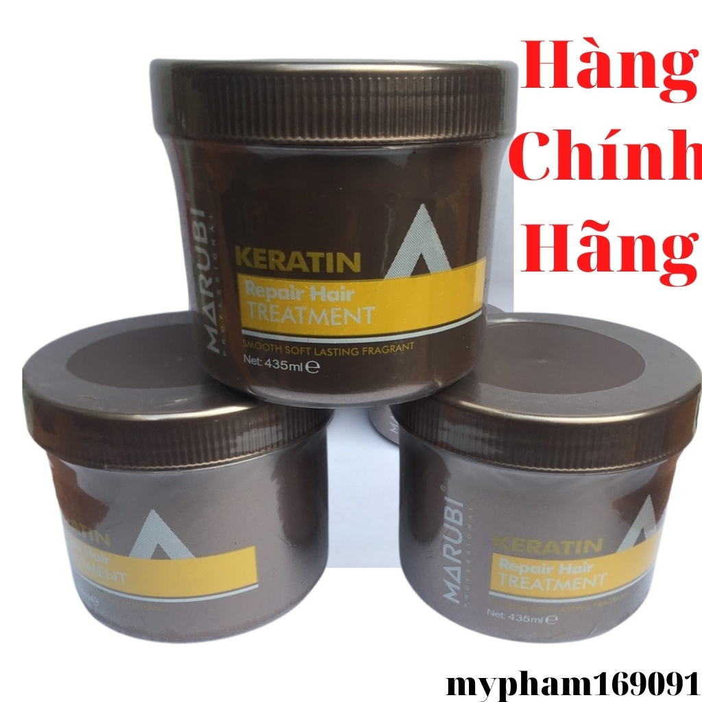 KEM HẤP Ủ KERATIN MARUBI 435ML.