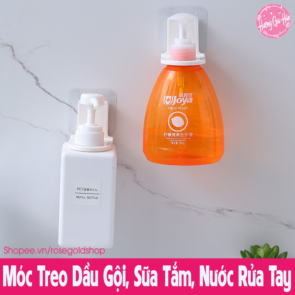 Móc Treo Dầu Gội, Sữa Tắm, Nước Rửa Tay Giúp Nhà Tắm, Bếp Gọn Gàng - Siêu Dính Siêu Chịu Lực