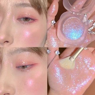 [Hàng mới về] Gel Bắt Sáng Kết Cấu Dạng Khoai Tây Nghiền Màu Kim Cương Lấp Lánh Trang Điểm Tự Nhiên