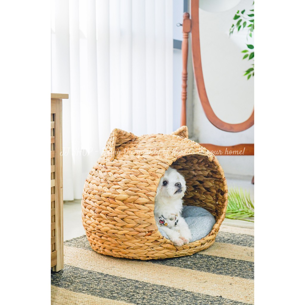 NHÀ CHO THÚ CƯNG TỪ LỤC BÌNH - HÀNG HANDMADE TỪ CÂY LỤC BÌNH