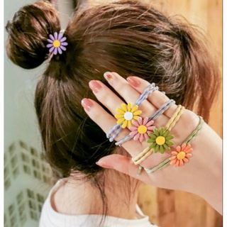 DÂY THUN BUỘC TÓC HOA CÚC NHIỀU MÀU