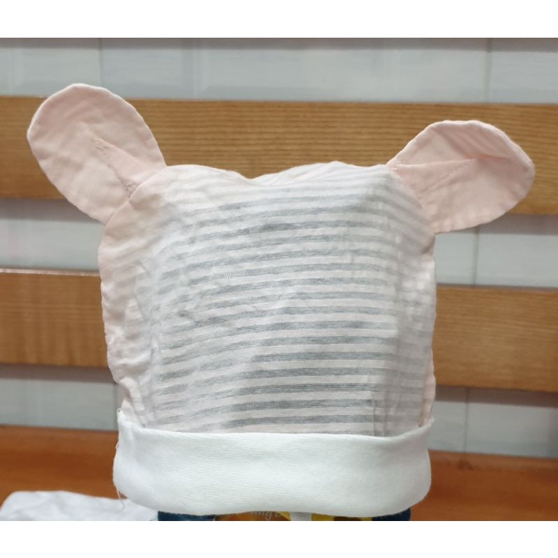 (8-10 tháng) Mũ cotton giấy xuất Hàn dư