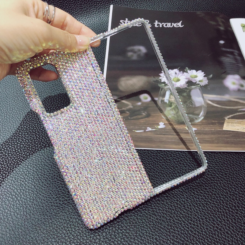 Dành Cho Samsung Galaxy Z Fold 7 6 5 4 2 3 5G Fold6 Fold7 Thời Trang Sang Trọng DIY Full Bling AB Cr