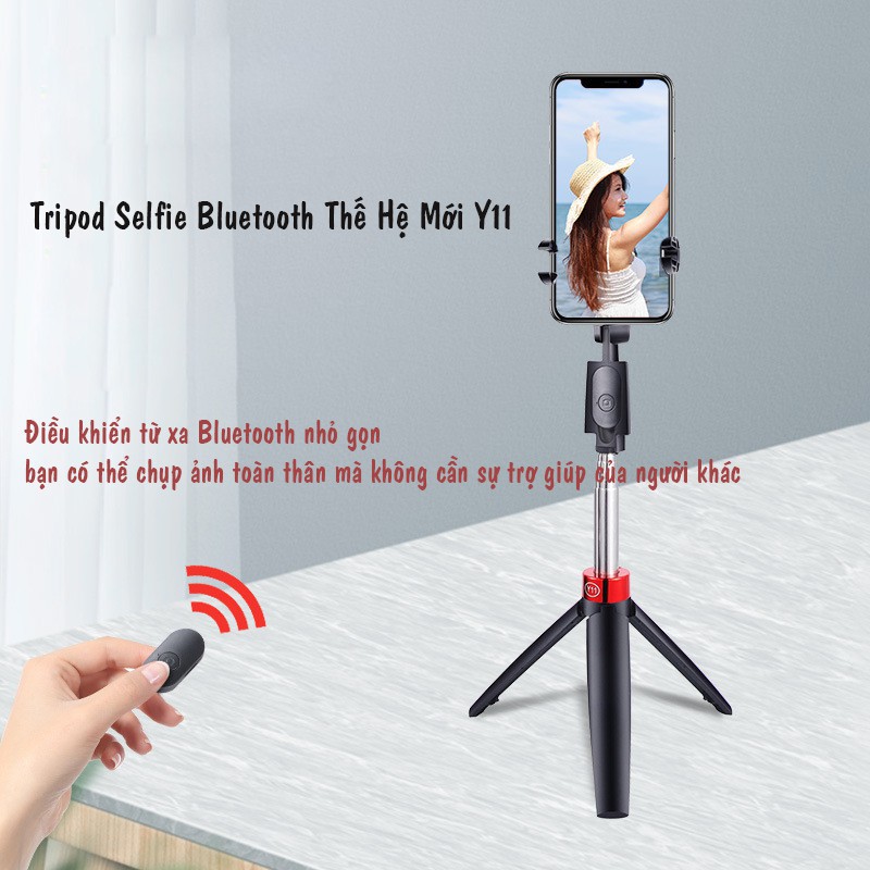 ↂ♛ﺴ[HOT] Gậy Tự Sướng Bluetooth Đa Năng| Tripod Selfie Bluetooth Chống Rung Cao Cấp Có Thể Thu Gọn Livestream Cực | BigBuy360 - bigbuy360.vn