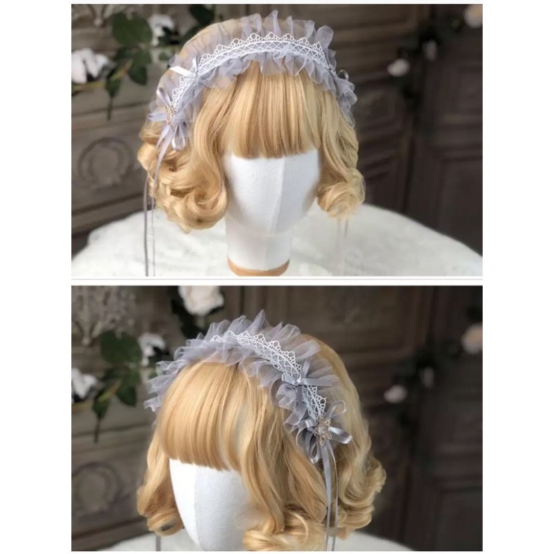 YASLC0074-Phụ kiện xám handmade lolita ngôi sao ma thuật