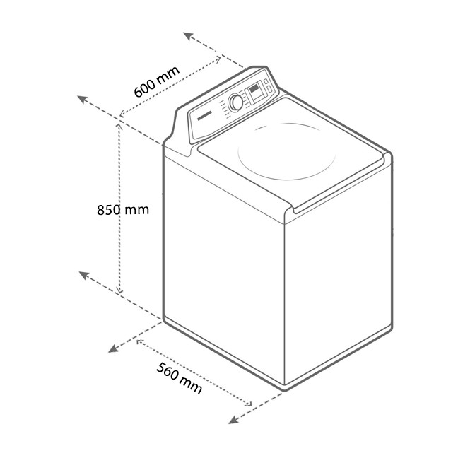 Máy giặt sấy LG Inverter 8 kg FC1408D4W