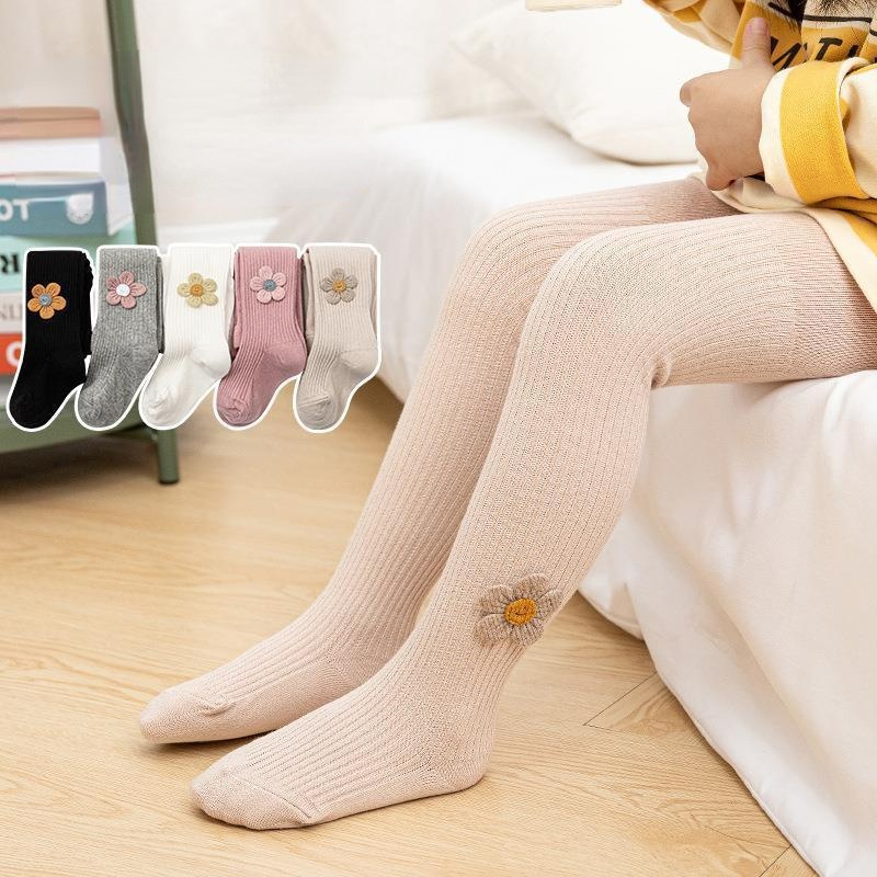 Quần Tất Cotton In Hoa Dễ Thương Cho Bé Gái Mã 2325