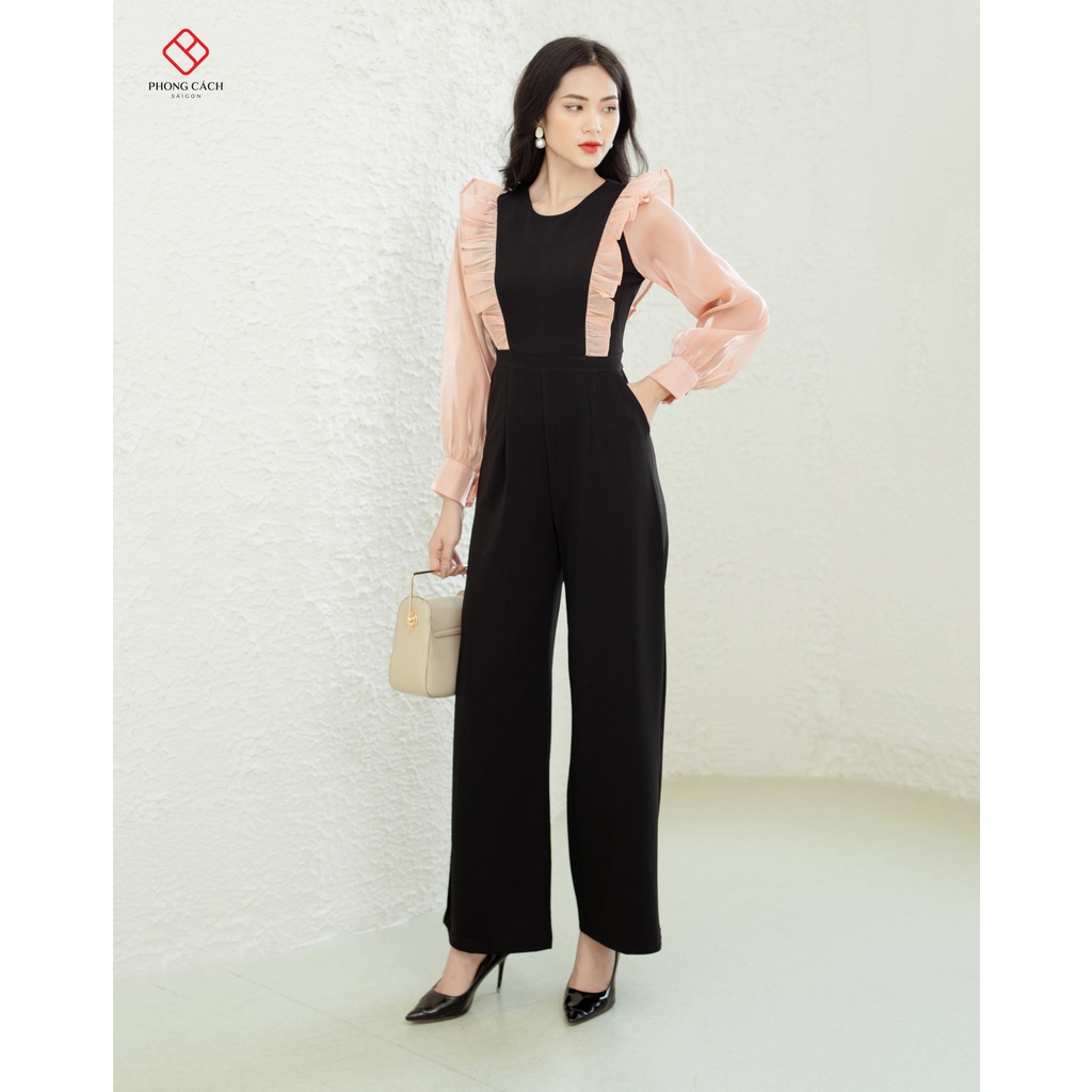 Jumpsuit thiết tay dài sang trọng SJ1121 - Phong Cách SAIGON