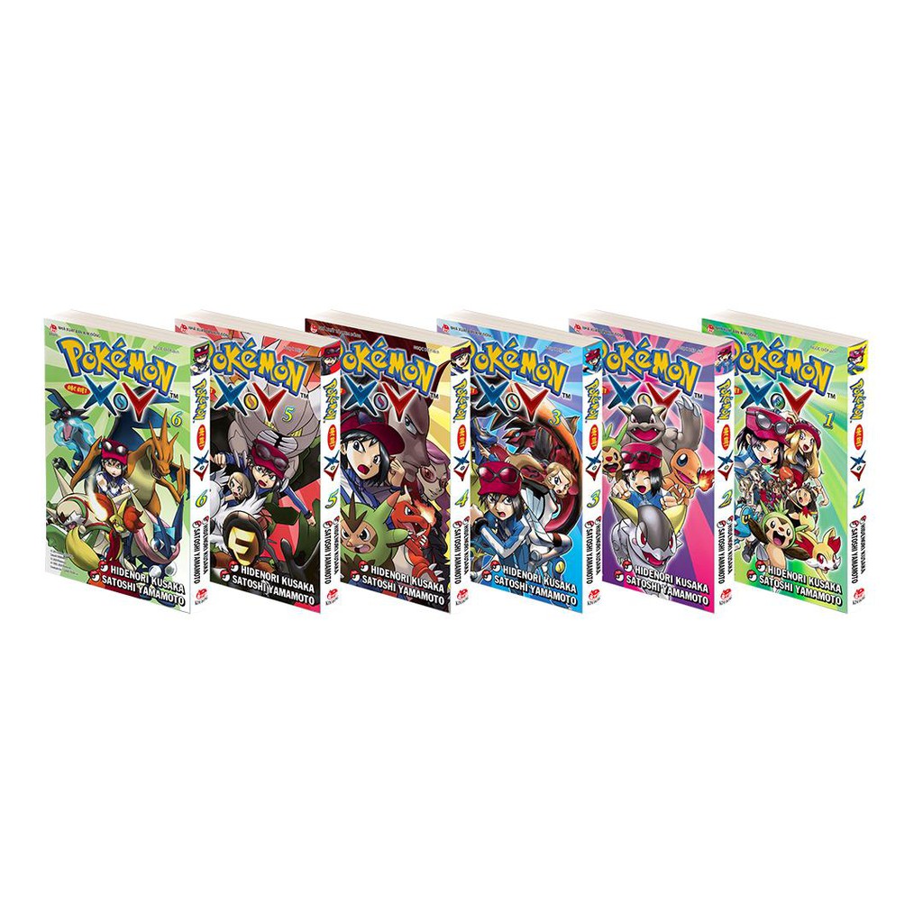 Truyện tranh - Box Set POKÉMON ĐẶC BIỆT X-Y Set Manga (Bộ 6 Tập) - Tặng Kèm Poster