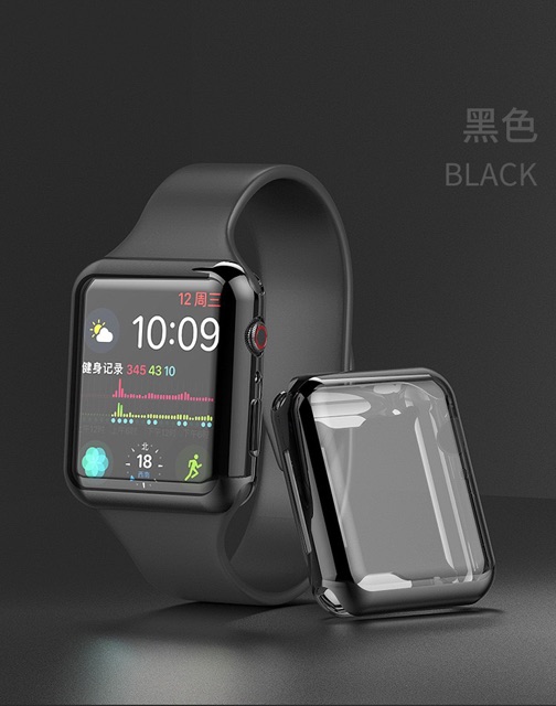 Ốp apple watch series 1/2/3/4 viền màu