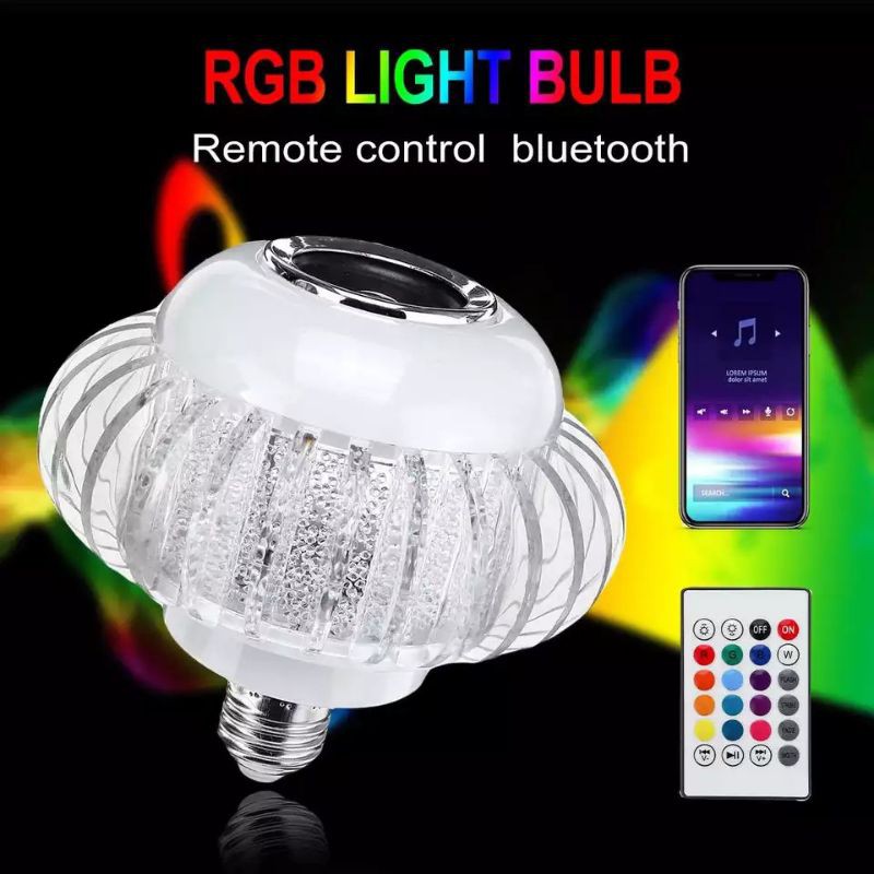 Loa Bluetooth 12w Hình Bóng Đèn Pha Lê Sang Trọng