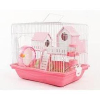 Lồng hamster biệt thự 2 tầng full đồ