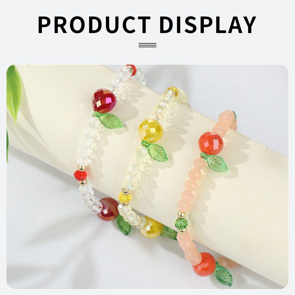 Trái Cây Tương Lai Tương Lai|Vòng Tay Chuỗi Hạt Thời Trang Ngọt Ngào Cho Nữ