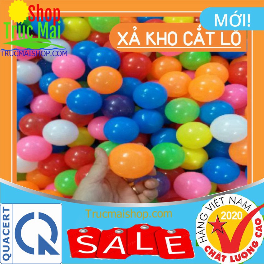 đồ chơi cho bé Túi 100 bóng nhựa hàng cao cấp cho bé ✅ Hàng Việt Nam Chất Lượng Cao