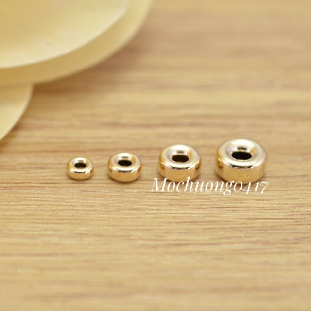 SỈ SIÊU RẺ  Charm chặn bạc 6mm hàng đẹp - Bạc chuẩn loại 1, PH011