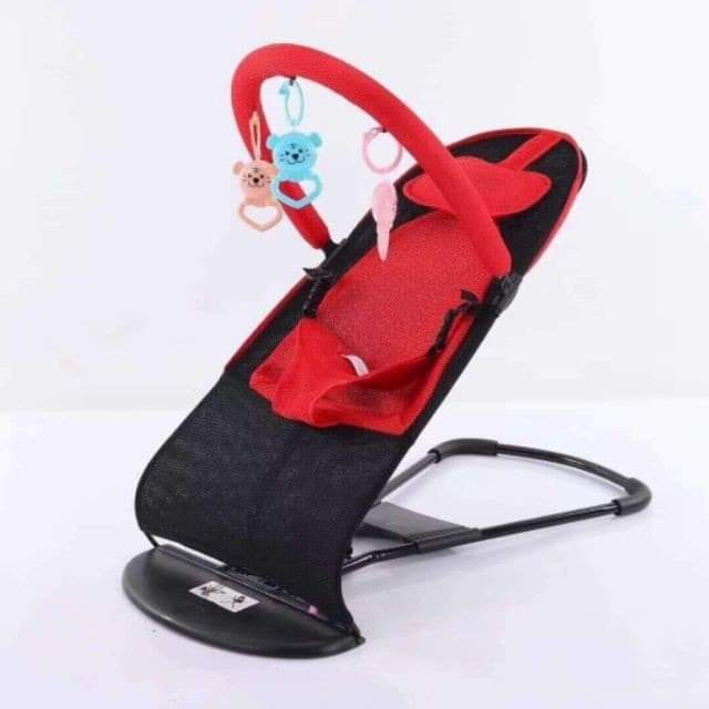 Ghế Rung Nhún cho bé Tặng Kèm đủ phụ kiện Đồ Chơi, Gối, Vải 2 Lớp,tải trọng 25kg,dễ dàng tháo lắp