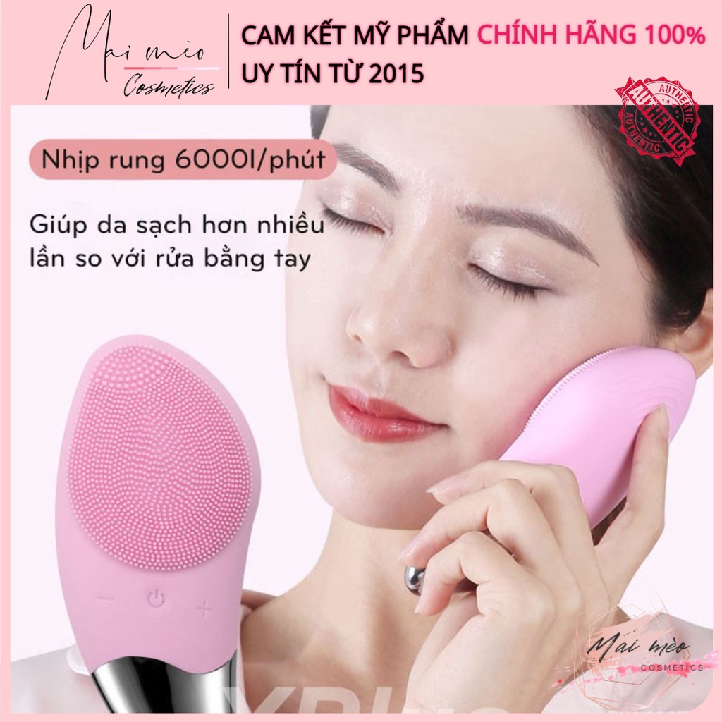 Máy rửa mặt Aikedili Sonic Facial Brush -Chống Nước Tuyệt Đối