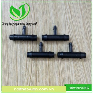 Tê thu ống nhỏ giọt 12mm về 6mm