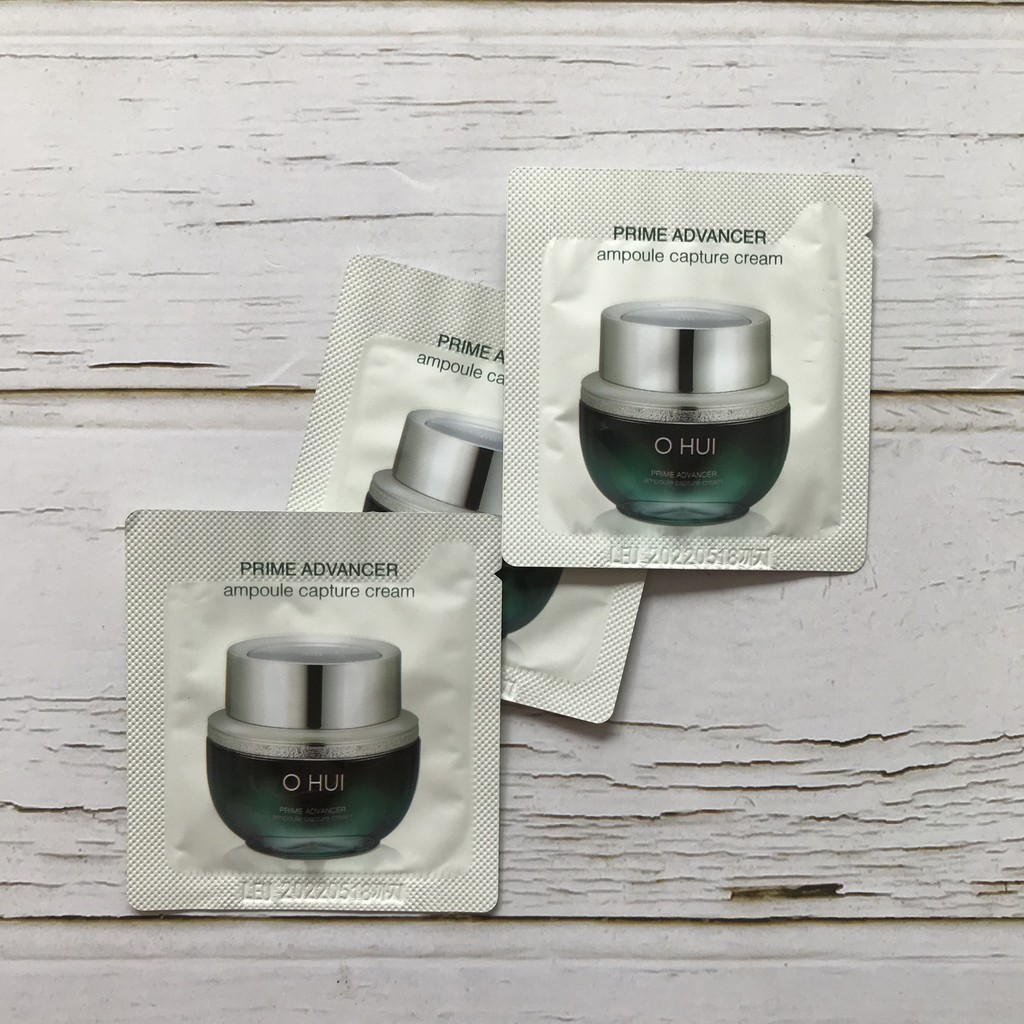 Sample Kem dưỡng chống lão hóa Ohui Prime Advancer Ampoule Capture Cream 1ml