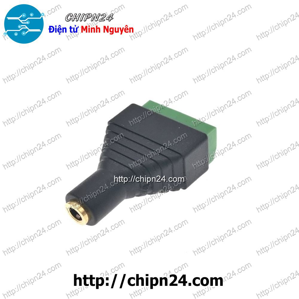 [1 CÁI] Jack chuyển Audio 3.5mm ra Domino 4 chân CÁI