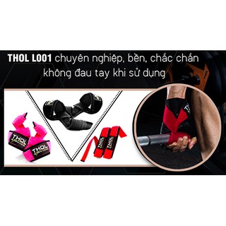 Dây Kéo Lưng Lifting Straps THOL L001, màu ngẫu nhiên