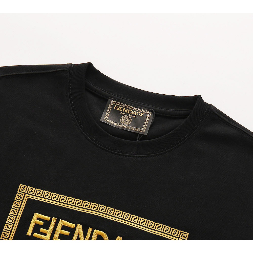 Áo Thun Fendi X Versace 22ss Thời Trang Đường Phố Cá Tính Cho Nam Nữ