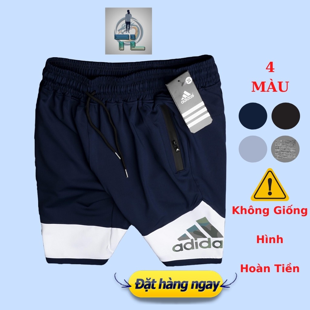 Quần short đùi Free size thể thao nam cao cấp, thun poly co giãn 4 chiều thoáng mát tập gym dạo phố QS07