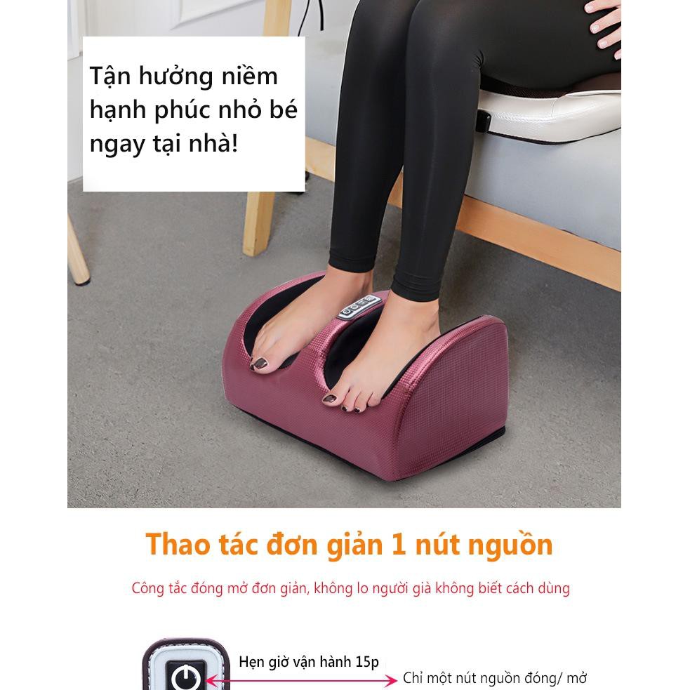 [HÀNG CHÍNH HÃNG] Máy massage chân,máy massage huyệt đạo bàn chân giúp chân thư giản thoải mãi,chống mỏi mệt