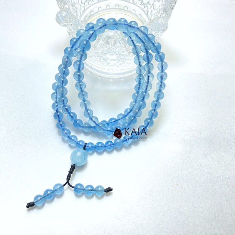 Vòng tay phong thủy Aquamarine viên đá của biển cả - KAIA