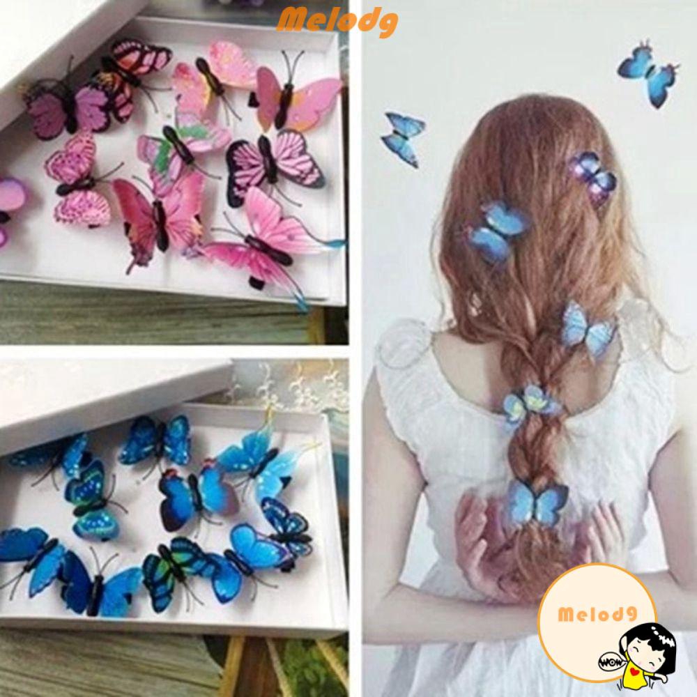 Bộ 5 Kẹp Tóc Hình Bướm Thời Trang Cho Chụp Ảnh