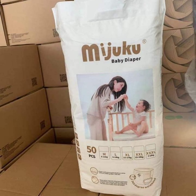 BỈM QUẦN NHẬT MIJUKU CAO CẤP 150 MIẾNG M/L/XL/XXL