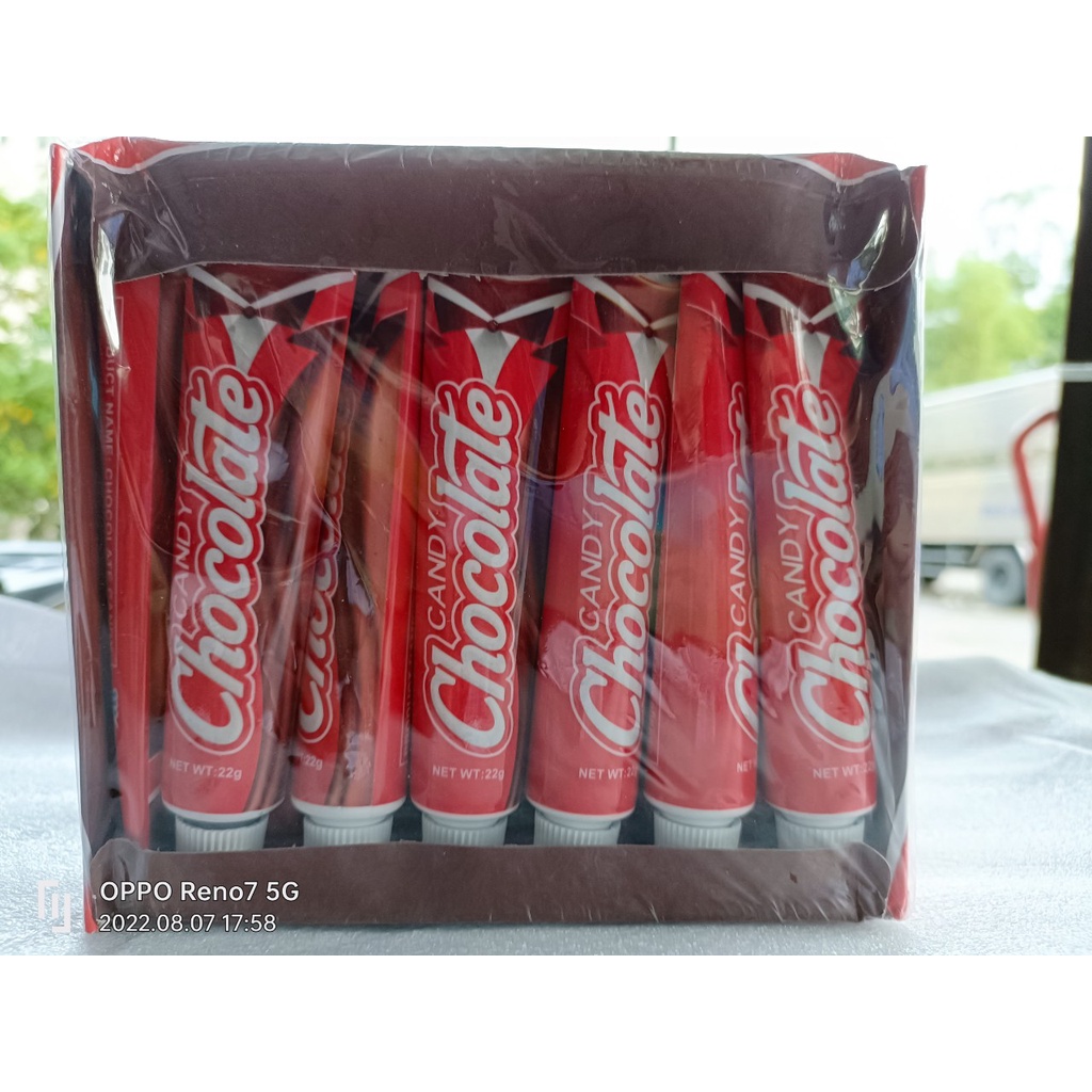 [ Quà tặng trẻ em ] Combo 20 tuýp kẹo kem đánh răng vị Socola / Dâu tây / Kem vanni sữa tuýp 30g ăn vặt ngon đã nghiền