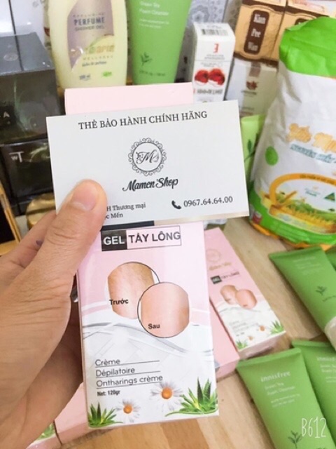 (Lẻ = Giá Buôn) GEL TẨY LÔNG MAMEN CHÍNH HÃNG KÈM THẺ BẢO HÀNH | BigBuy360 - bigbuy360.vn