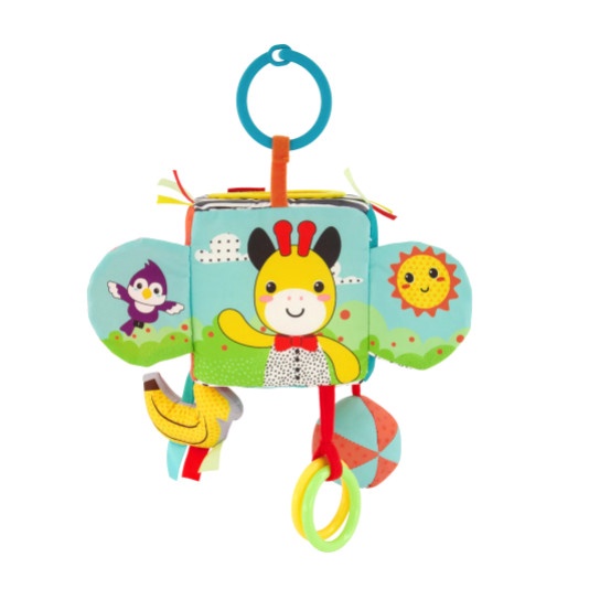 Đồ chơi khám phá Infantino Peek & Seek Sensory Discovery Cube