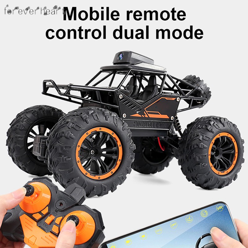 ♬♪♬ Rc Xe Hơi Địa Hình Điều Khiển Từ Xa 2.4g Có camera Kèm Phụ Kiện