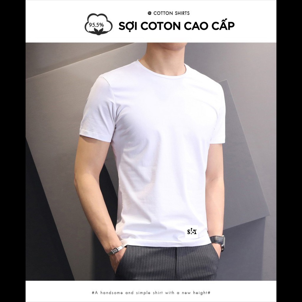 Áo phông nam nữ màu trơn đi làm đi chơi, thoải mái, thoáng mát | BigBuy360 - bigbuy360.vn