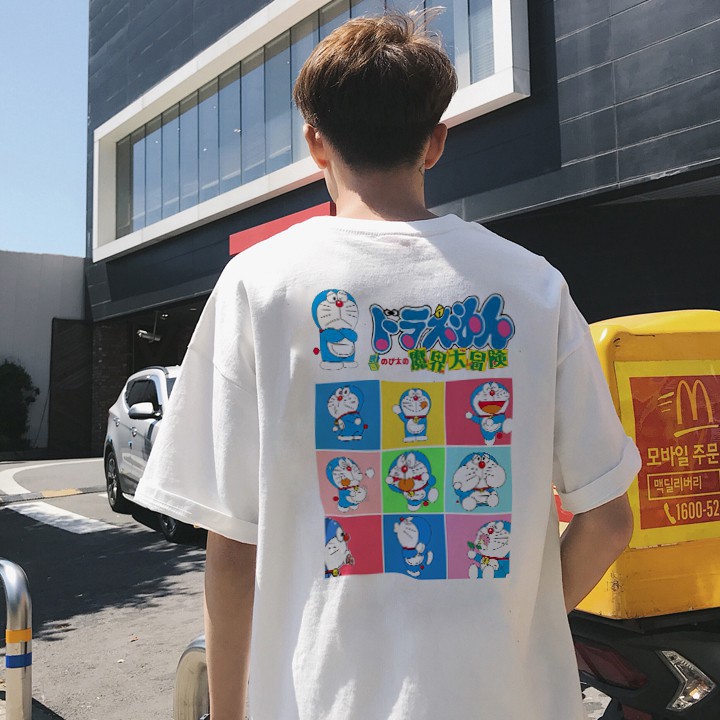 Áo thun tay lỡ Gấu 194 Unisex from rộng phong cách Local Brand Ulzzang vải coton cao cấp dày dặn, co dãn - Doremon | BigBuy360 - bigbuy360.vn