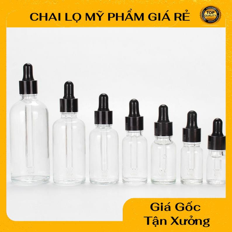 [RẺ VÔ ĐỊCH] [5ml,10ml] Chai lọ đựng tinh dầu bóp giọt Khoen Đen , lọ chiết serm , chai lọ chiết mỹ phẩm .