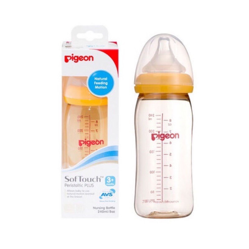  BQShop Bình sữa Pigeon SofTouch 160ml, 240ml hàng nhập khẩu