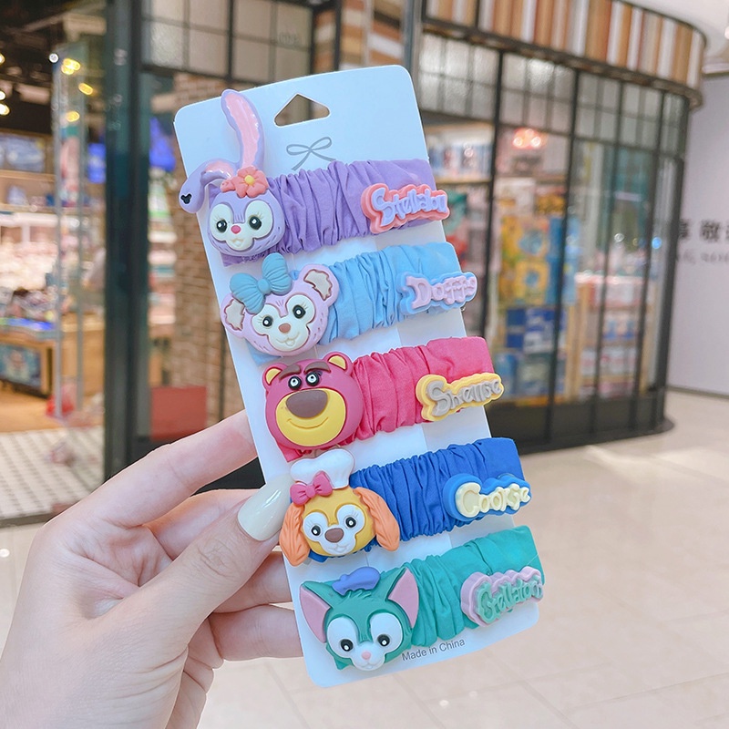 Kẹp tóc hình gấu / dâu tây đáng yêu ngọt ngào dành cho nữ kiểu Hàn Quốc