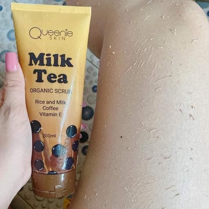 Tẩy Tế Bào Chết Milk Tea Queenie Skin Combo