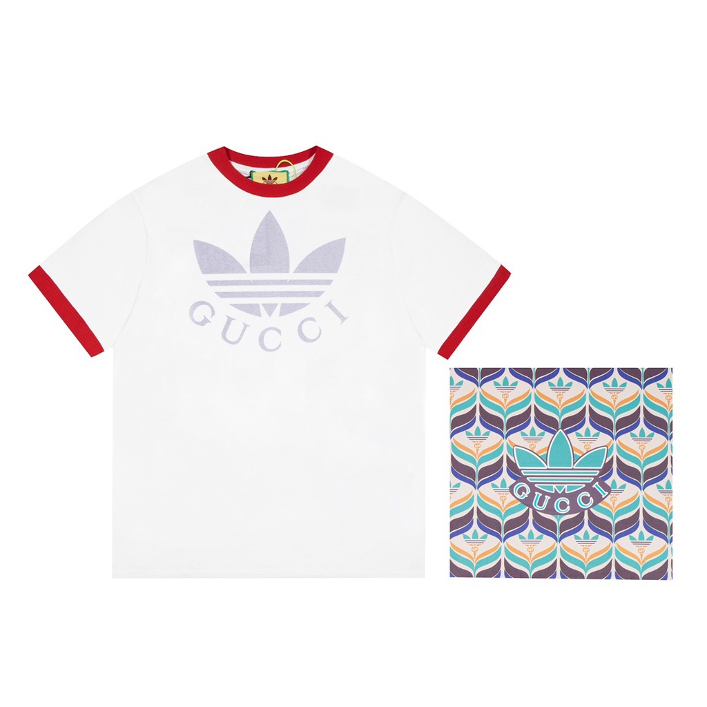 Áo Thun Sweater Gucci X Adidas 22ss Thiết Kế Sang Trọng Thời Trang Đường Phố Cho Nam Và Nữ