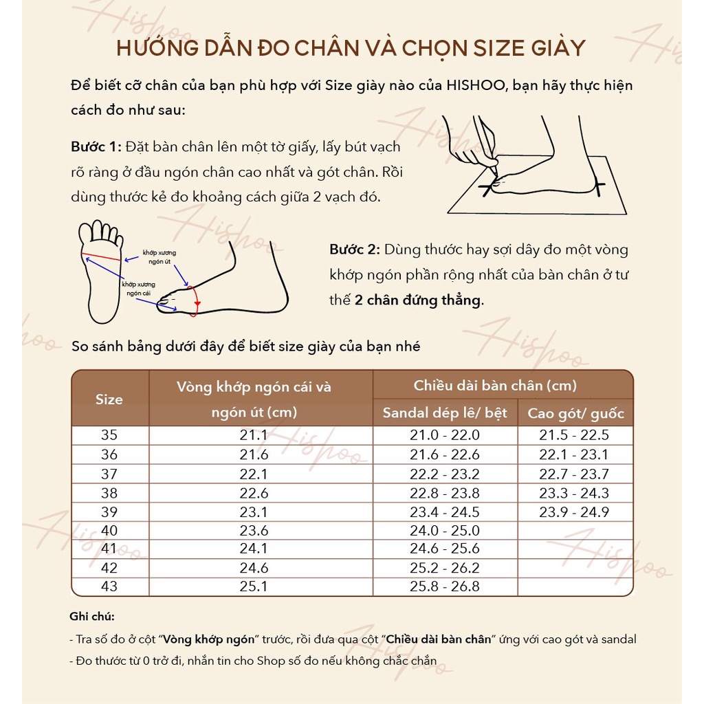 Guốc cao gót xỏ ngón nữ đế vuông 5p đẹp dáng sandal quai mảnh thời trang công sở HISHOO S014