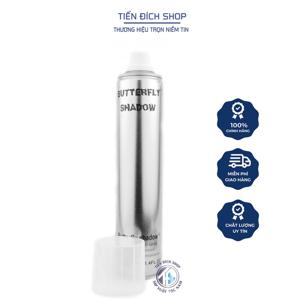 - Gôm xịt tóc Butterfly Shadow 320ml