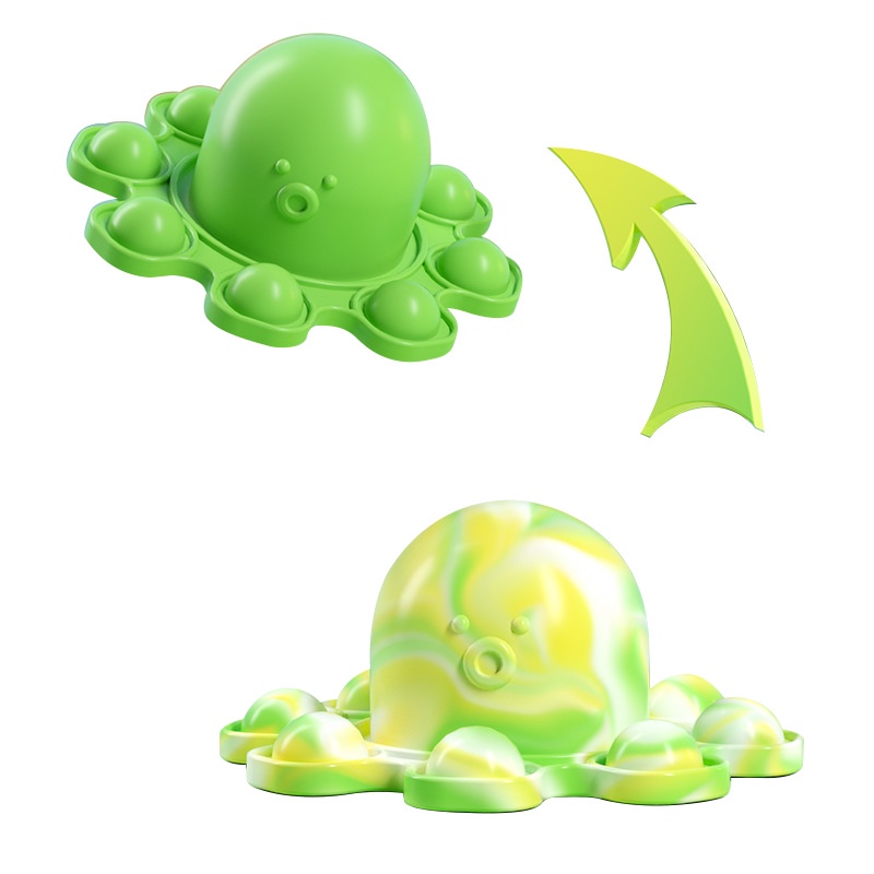 Móc Khóa Silicone Hình Bạch Tuộc Đáng Yêu