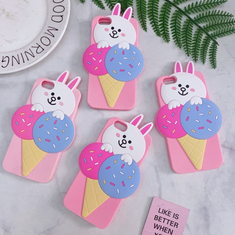 Ốp Lưng iPhone 6/6s Silicone Thú Dẻo Hình Dễ Thương